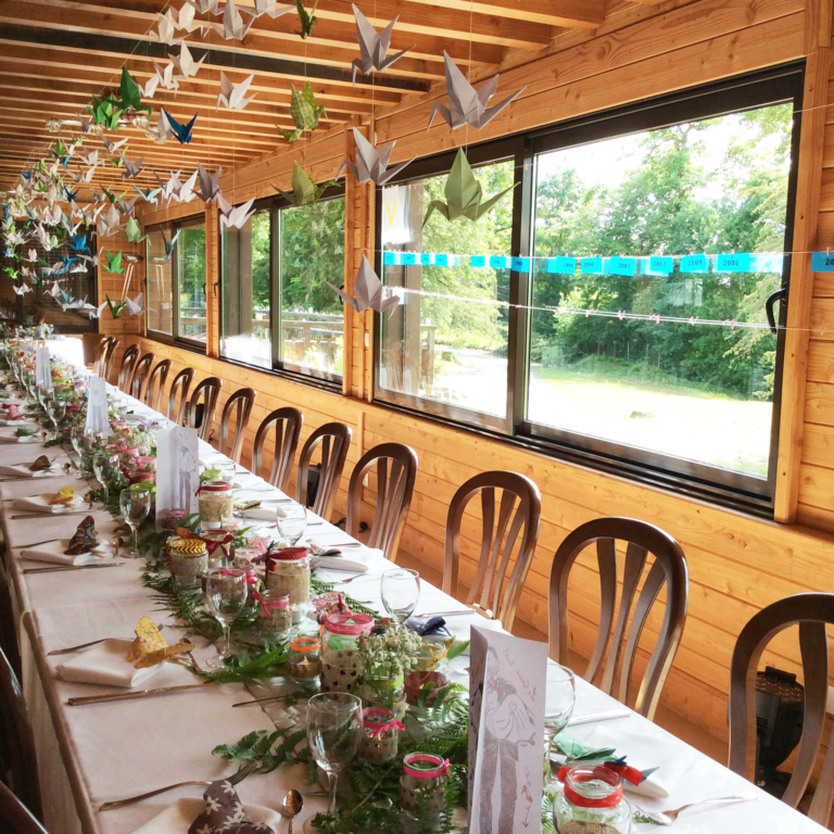 Salle des fêtes avec hébergement sur place